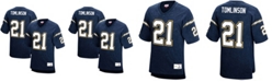 Mitchell & Ness Men's LaDainian Tomlinson Navy San Diego Chargers Retired Player Name and Number Acid Wash Top